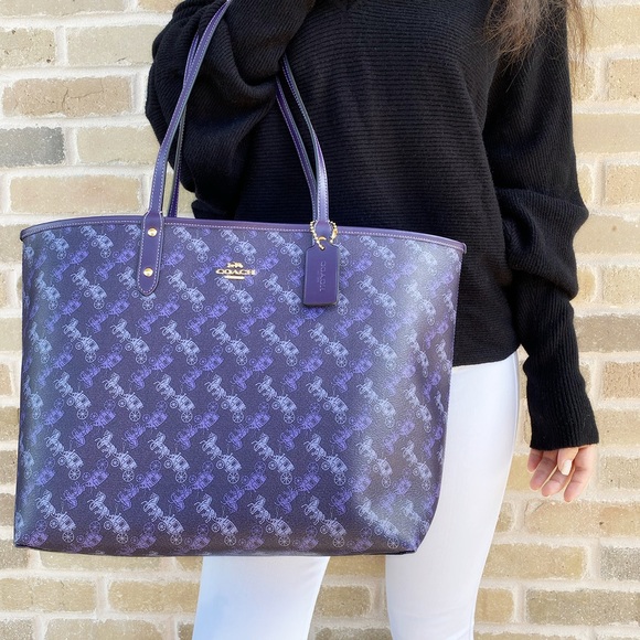 Coach reversible tote - Picture 3 of 8